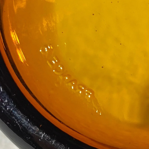 Vintage MCM Duralex France Amber Glass Jug Creamer Pitcher - Picture 11 of 14